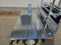 Prívesný vozík na prepravu motorky a bicykla