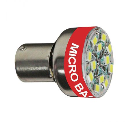 LED žiarovka BA15S 12V so signalizáciou cúvania