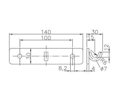 Protikus uzáveru bočnice BVG 40-A