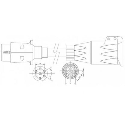 Redukčný kábel 13/7