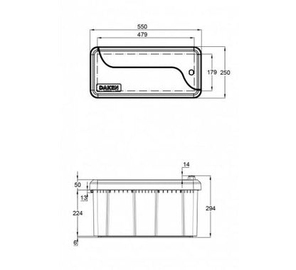 Box na náradie Blackit 1 DAKEN
