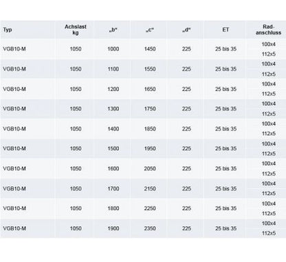 Náprava 1000 kg KNOTT