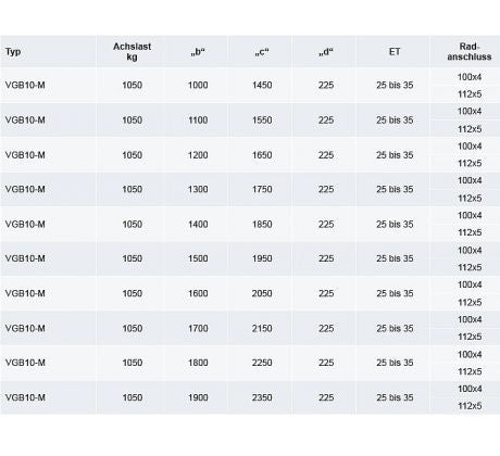 Náprava 1000 kg KNOTT