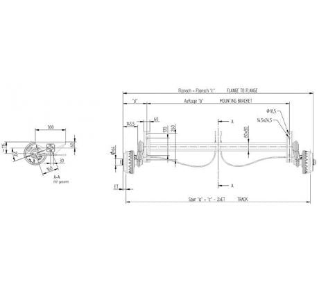 Náprava 1500 kg KNOTT
