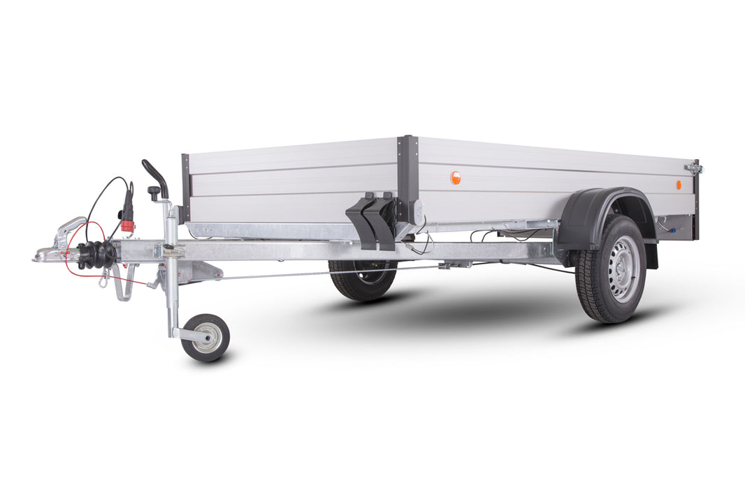 Prívesný vozík brzdený agados ALUX-26 B1 1300kg