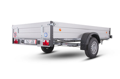 Prívesný vozík brzdený agados ALUX-27 B1 1300kg