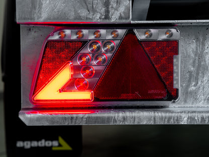 Prívesný vozík brzdený agados VZ-27 B1 - 1500kg