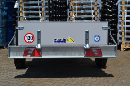 Prívesný vozík brzdený agados VZ-27 B1 - 1500kg