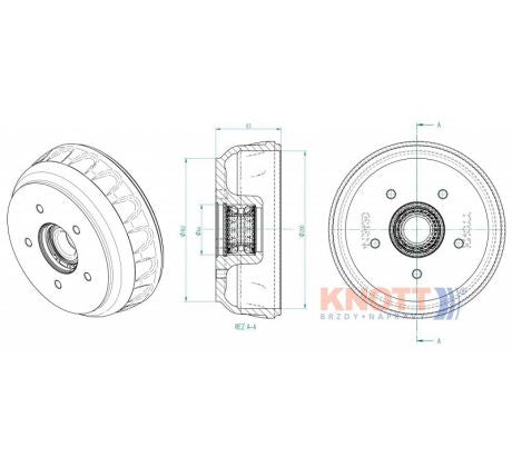 Brzdový bubon KNOTT