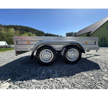 Prívesný vozík nebrzdený Dvojnápravový 1500x2500