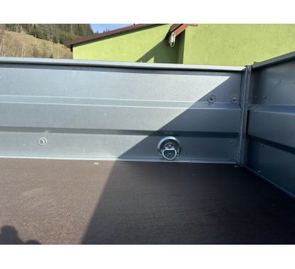 Prívesný vozík nebrzdený Dvojnápravový 1500x2500