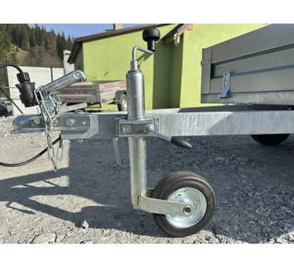 Prívesný vozík nebrzdený Dvojnápravový 1500x2500