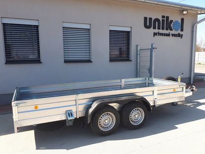 Prívesný vozík brzdený dvojnápravový 2000kg - 1800x3000