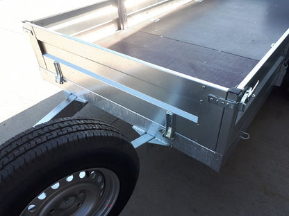 Prívesný vozík brzdený dvojnápravový 2000kg - 1800x3000