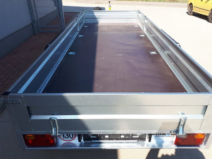 Prívesný vozík brzdený dvojnápravový 2000kg - 1800x3000