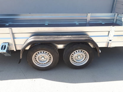 Prívesný vozík brzdený dvojnápravový 2000kg - 1800x3000