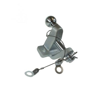 Guľový záves s bolcom strieborný