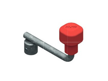 Kľuka oporného kolesa 500kg