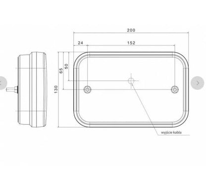 Svetlo FT 270 ľavá strana LED FRISTOM