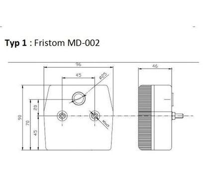 Svetlo 4-funkčné MD-002L