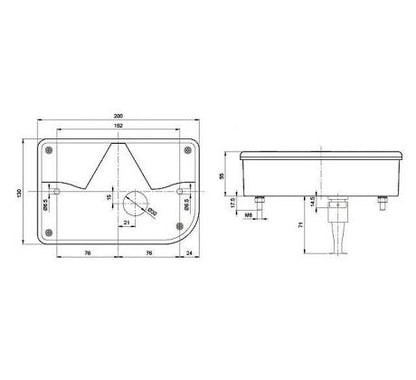 Svetlo JOKON pravá strana+cúvaci bajonet