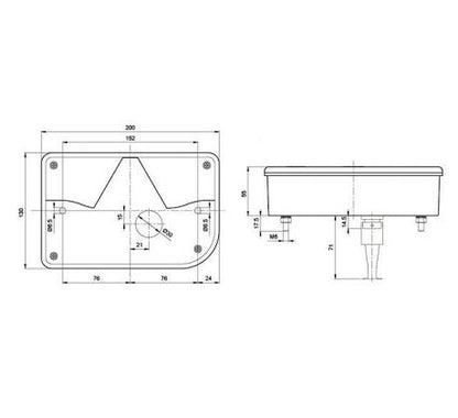 Svetlo JOKON pravá strana bajonet