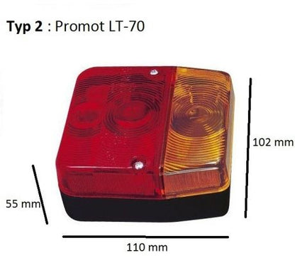 Svetlo 4-funkčné MD-002L
