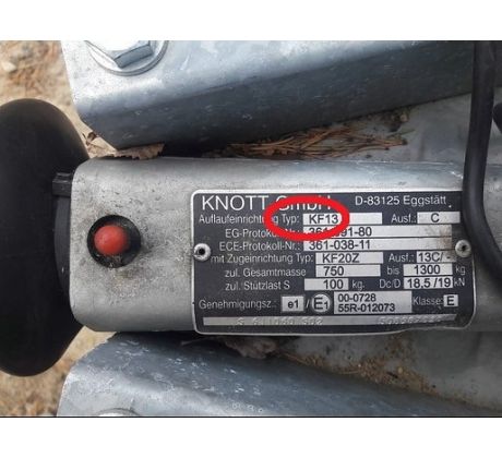 Nájazdová brzda KNOTT