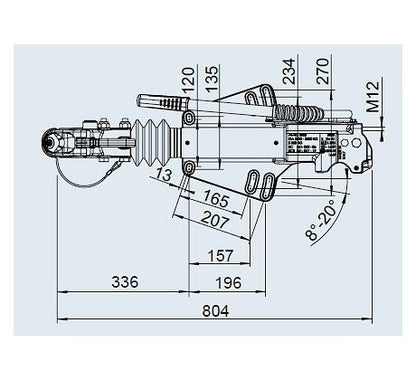 Nájazdová brzda AL-KO