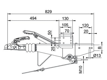 Nájazdová brzda AL-KO