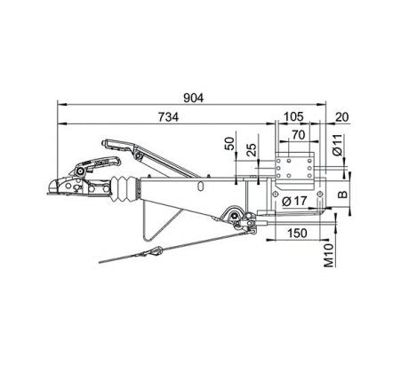 Nájazdová brzda AL-KO