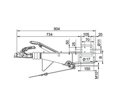 Nájazdová brzda AL-KO