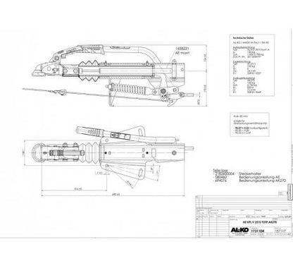 Nájazdová brzda AL-KO