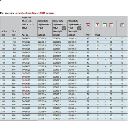 Náprava 750kg AL-KO