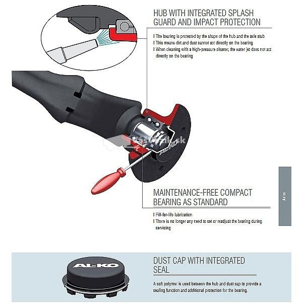 Náprava 750kg AL-KO
