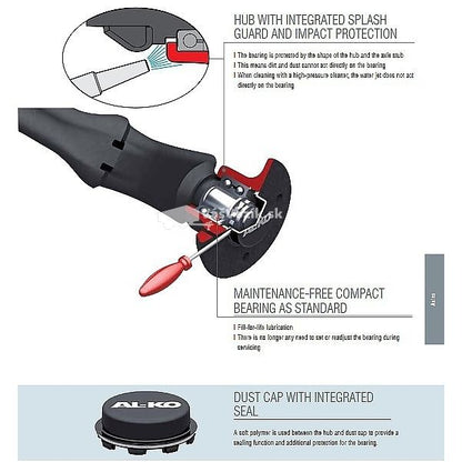 Náprava 750kg AL-KO