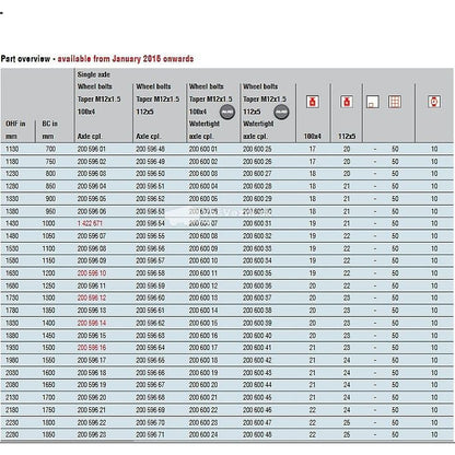 Náprava 750kg AL-KO