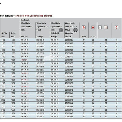 Náprava 750kg AL-KO