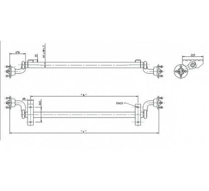 Náprava 750 kg KNOTT