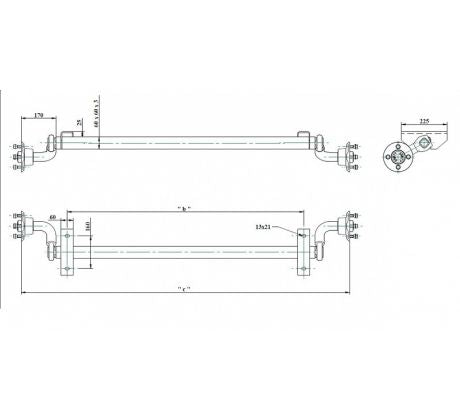 Náprava 750 kg KNOTT