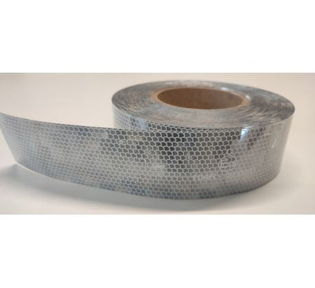 Reflexná samolepka páska biela