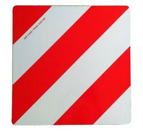 Reflexná tabuľa plechová hliník