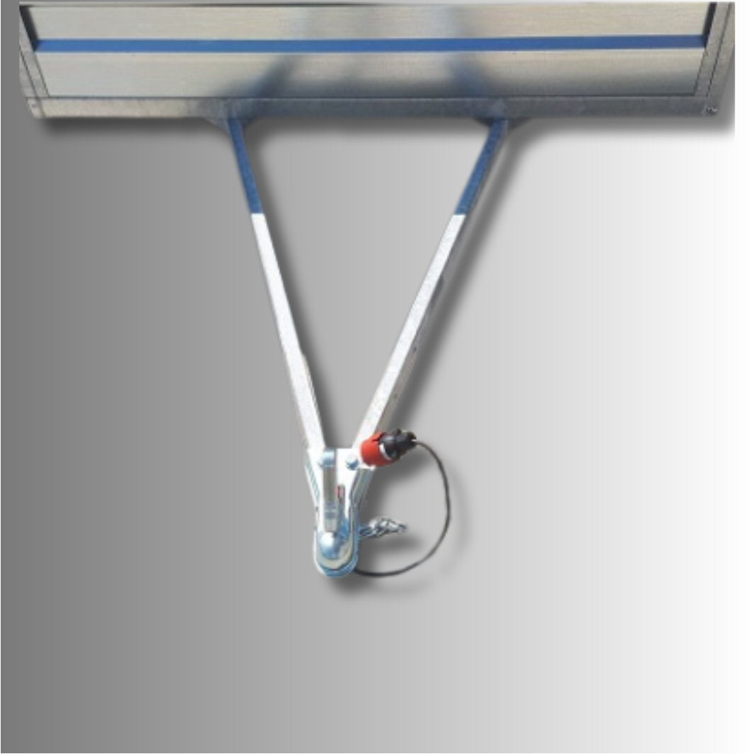 Oje v tvare V - súčasť prívesu