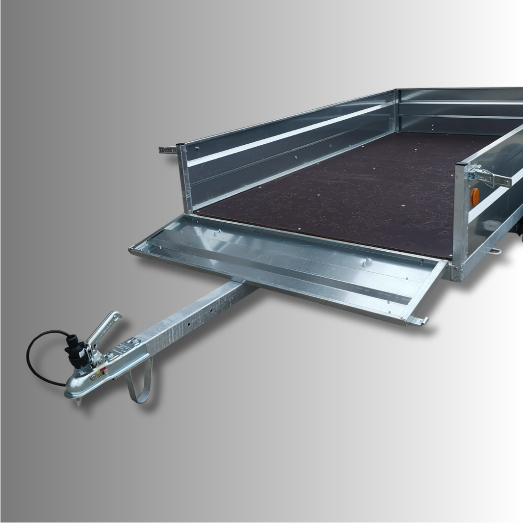 Sklápanie predného čela KVLP- súčasť prívesu