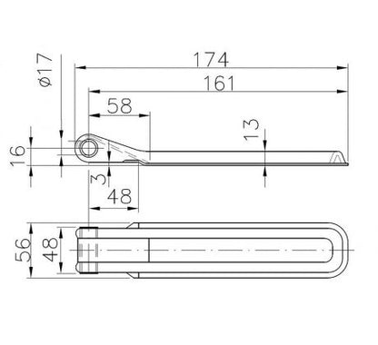 Pánty na prívesný vozík