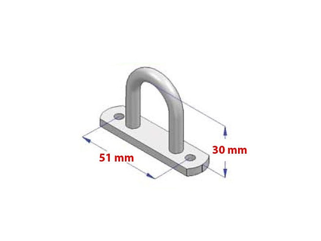 Plachtové oko oceľové klasik