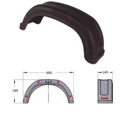 Blatník na prívesný vozík