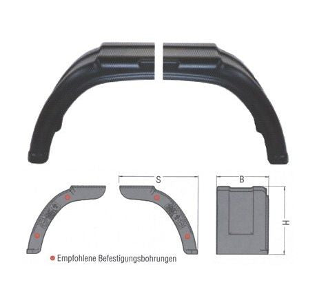 Blatník na prívesný vozík