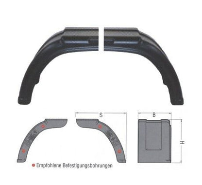 Blatník na prívesný vozík