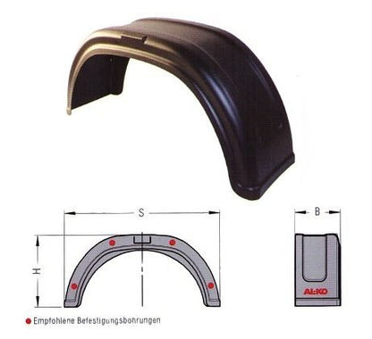 Blatník na prívesný vozík